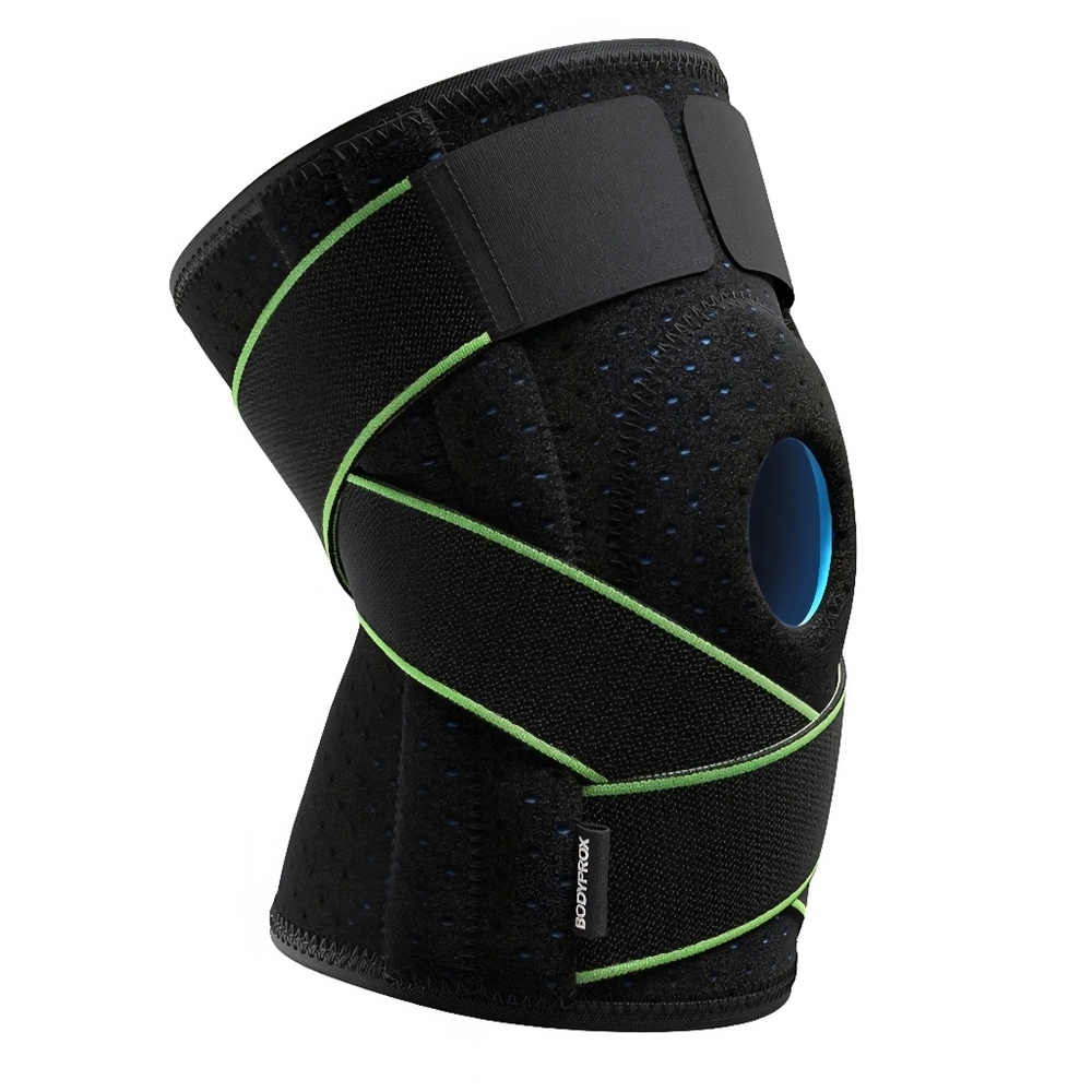 Knee Brace with Side Stabilizers & Patella Gel Pads for Knee Support Size XL